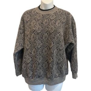 Vintage 80s Neiman Marcus Floral Sweater